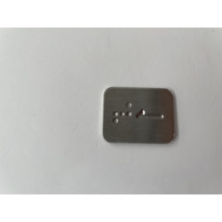 10066303 - PLAQUITA THYSSEN PM-5 BRAILLE " 1 "