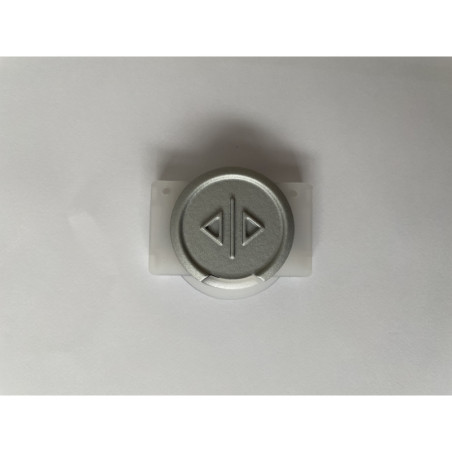 KM720205G54P BOUTON-POUSSOIR, SYMBOLE MÉTALLIQUE DOB
