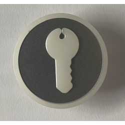 KM804340G087 PASTILLE ,BLANC SYM TOUCHE MENU "-6"