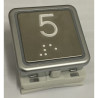 10080051 -BUTTON THYSSEN SM1+ " 5" WHITE  BRAILLE