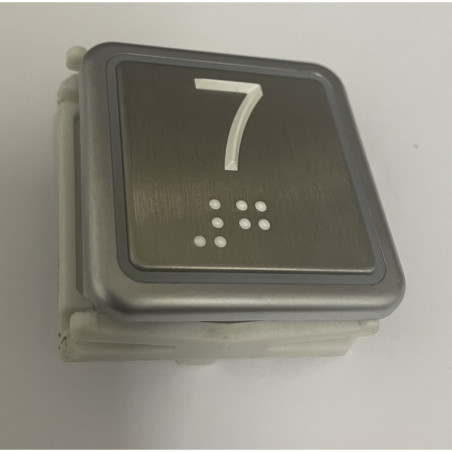 10080053 BUTTON THYSSEN SM1+ "7" WHITE