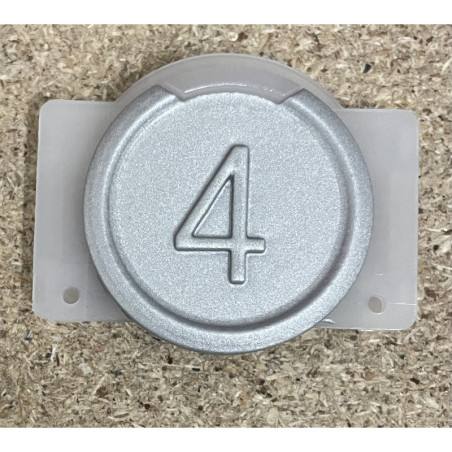 KM720205G04   KM720205G04P PUSH BUTTON,METAL SYMBOL "4" KONE