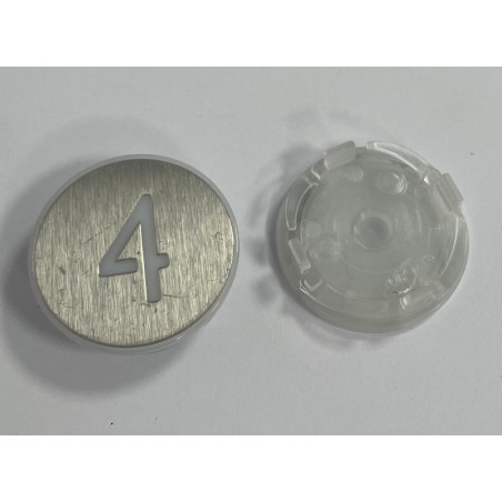 KM870822G004  PASTILLE RONDE A FLEUR "4" kone