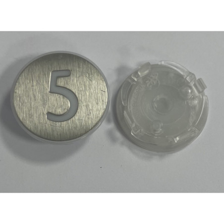 KM870822G005 PASTILLE RONDE A FLEUR "5" KONE