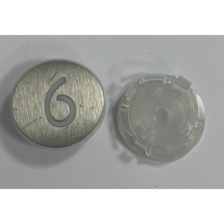 KM870822G006  PASTILLE,ROUND  A FLEUR   "6" KONE