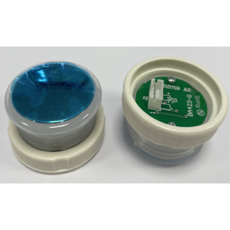 16070000 Pulsador Angel LED verde 24 V - 1 Contacto NO SODIMAS