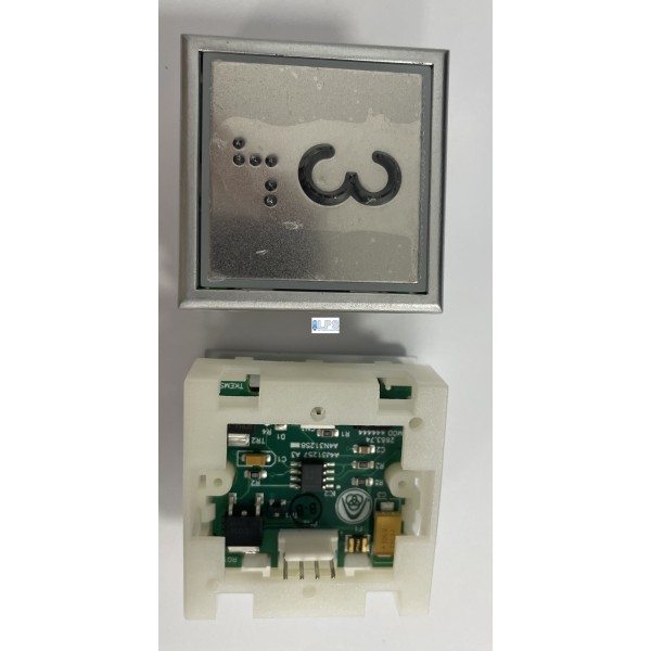 10078437 Push-Button SMC-BST LED Blue Braille "3" THYSSEN