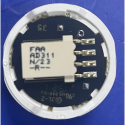 FAA25090AD311   BUTTON, ILLUM. RED ST ST BRUSHED FINISH (MCS) OTIS