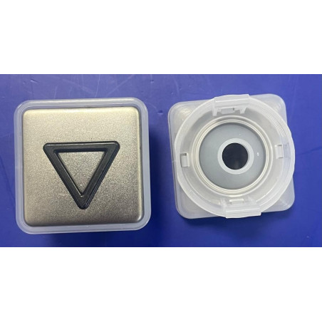 BLXVF0000.MQ Bouton BLX acier m.frontal Braille coll. Q acier FD DESCENTE   DMG