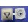 BLXVF0000.MQ BLX steel button m.frontal Braille coll. Q steel FD "DOWN" DMG