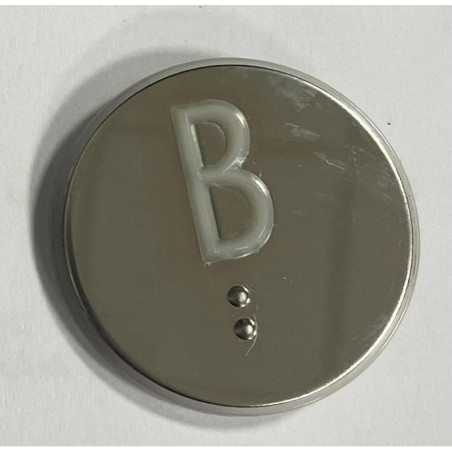 KM870827G121 PRESSEL,BRAILLE ROND TACTILE "B"  KONE