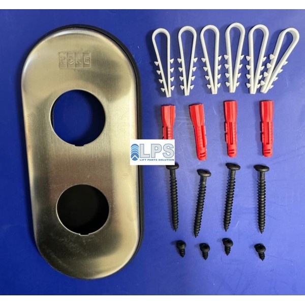 KM801072G08   LCS BASE ROUND TWO HOLE KONE LOGO