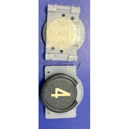KM720246G04 BOUTON-POUSSOIR, SYMBOLE BICOLORE LCE 4 KONE