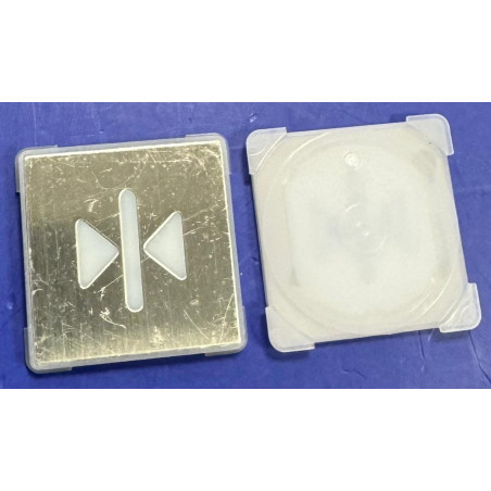 KM857811G082 PASTILLE CARRÉ BROSSÉ  SYM  FERMETURE PORTE KONE