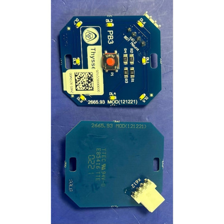 10080026 - 2665.93 BOARD  - THYSSEN PB3BL PUSH BUTTON INSERT