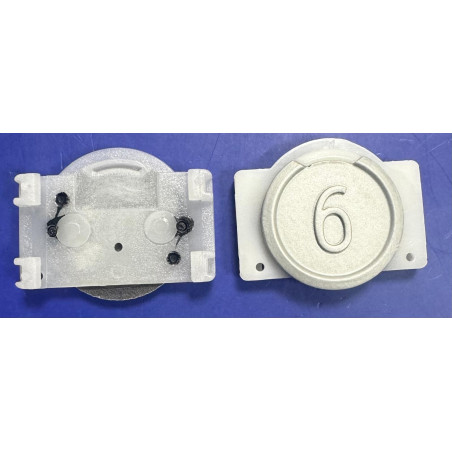 KM720205G06 KM720205G06P BOUTON POUSSOIR MÉTAL SIGMA SYMBOLE "6" KONE