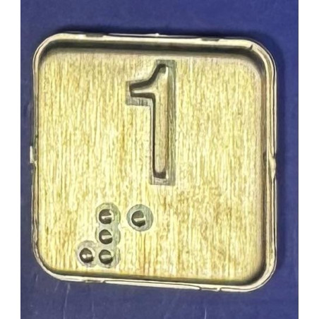 10074173 - TOUCH PLATE CEHAM C/BRAILLE (1) THYSSEN