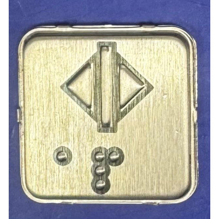 10074219 - TOUCH PLATE CEHAM C/BRAILLE  ( OUVERTURE PORTE  ) THYSSEN
