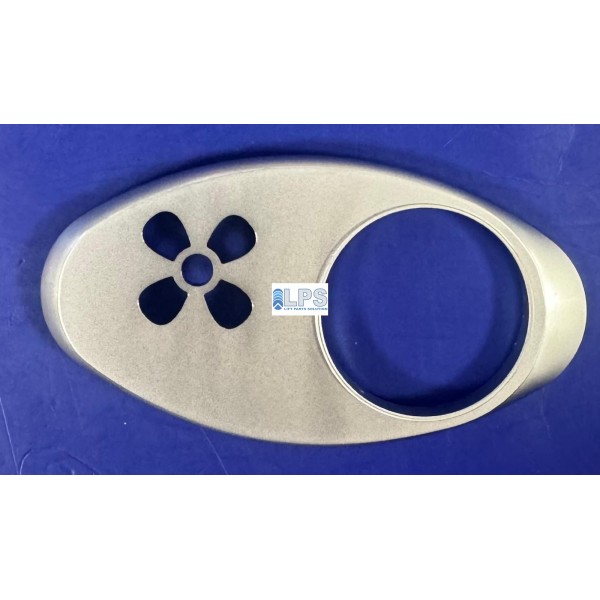 OTIS MAA250AY382  CHICKLET 'FAN' SATIN CHROME WITHOUT BRAILLE OTIS