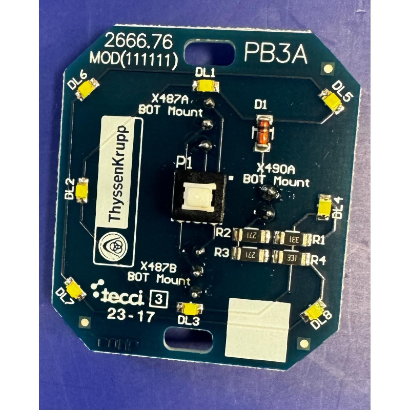 THYSSEN  10080023 - CONTROL BOARD PUSH BUTTON BASICO ALARM 3 PB3A THYSSEN