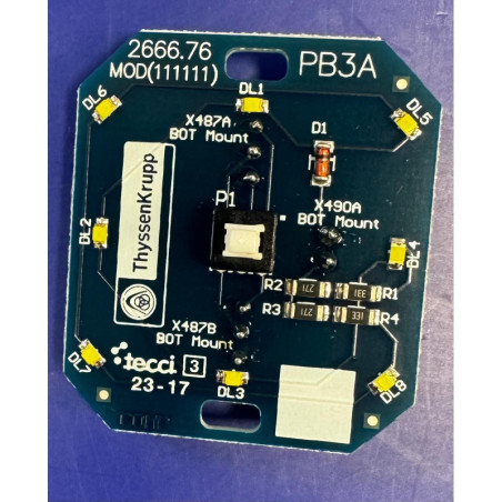 THYSSEN 10080023 -  CARTE DE CONTROLE BOUTON-POUSSOIR BASICO ALARME 3 PB3A THYSSEN