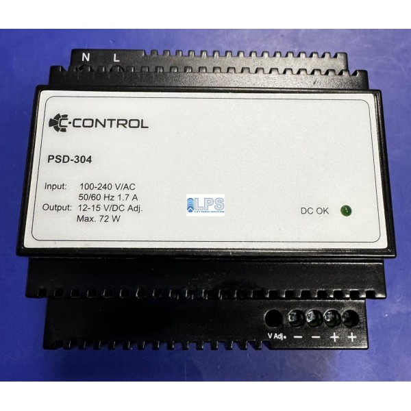PSD-304 Bloc d'alimentation pour Rail DIN 0,3 W 12 V CC 6 A 72 W