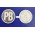 KONE  ‌‌KM804340G153 PASTILLE MILKY BLANC SYSTEME "PB" KONE