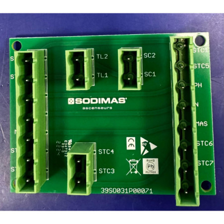SODIMAS 39SO031P00071 CARTE SECURITE CUVETTE V2 QI TOUCH