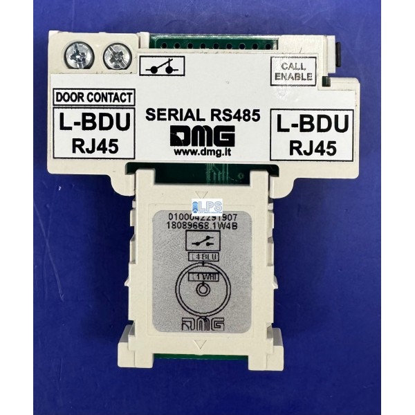 Floor BDU 1Pushbutton White-Blue 24 DMG