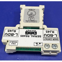 Floor BDU 1Pushbutton White-Blue 24 DMG