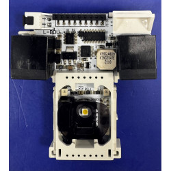 Floor BDU 1Pushbutton White-Blue 24 DMG