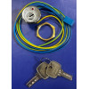 OTIS FAA431AN31-SH2   KEYSWITCH, CHROME FINISH WITH RED LED OTIS