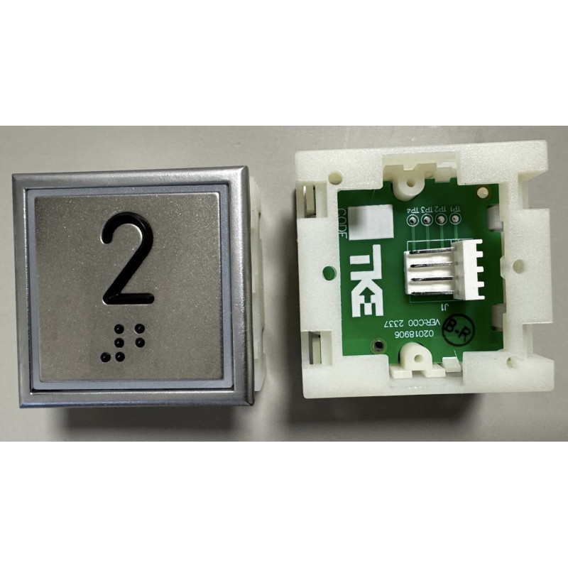 BUTTON THYSSEN STEP MODULE CLASSIC BLUE WITH BRAILLE (2)