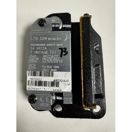 OTIS  9672A22  LEFT HAND PROGRESSIVE SAFETY GEAR OTIS