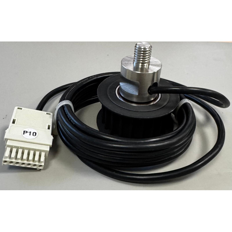 FBA198AK1 POULIE RALENTI AVEC ENCODEUR D2200 CONNECTEUR 7 POLES OTIS