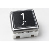 10078690 BUTTON  THYSSEN  "1"  BRAILLE