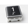 10078690 BUTTON THYSSEN  "1"  BRAILLE