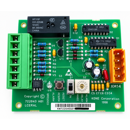 KM722040G01 CARTE DE COMMANDE D'ASSEMBLAGE LCERAL KONE