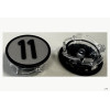 KM801055G011 PRESSEL,MAIN EXIT GRAY TACTILE SYM  " 11" KONE