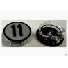 KM801055G011 PRESSEL,MAIN EXIT GRAY TACTILE SYM  " 11" KONE
