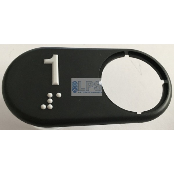 CHICKLET MP PSP BLACK 1 BRAILLE