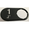 CHICKLET MP PSP BLACK 1 BRAILLE