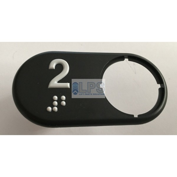 CHICKLET MP PSP BLACK 2 BRAILLE
