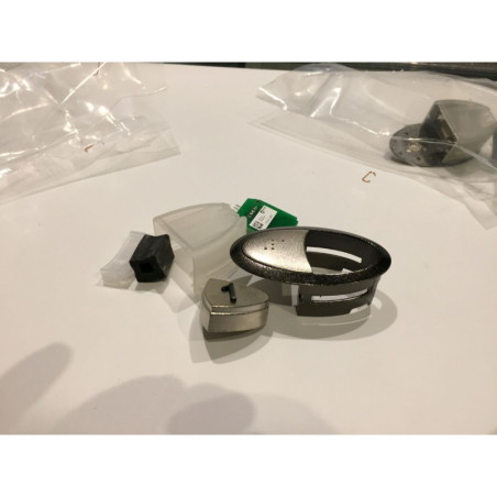 ENS. BOUTON D'APPEL CABINE "1" + BRAILLE OR02