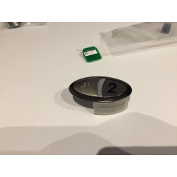 ENS. BOUTON D'APPEL CABINE "2" + BRAILLE OR02