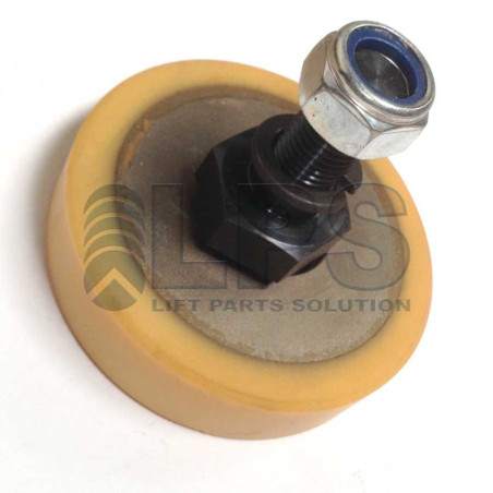 GALET D125 + EXCENTRIQUE +ECROUS