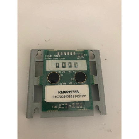 CARTE 1 BOUTON AVEC CADRE - KM659273B