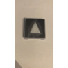 PRESSEL,SQUARE BRUSHED SYM ARROW UP KM857810G091 Kone