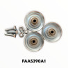 KIT DE 3 GALETS PORTE PAX - FAA5390A1